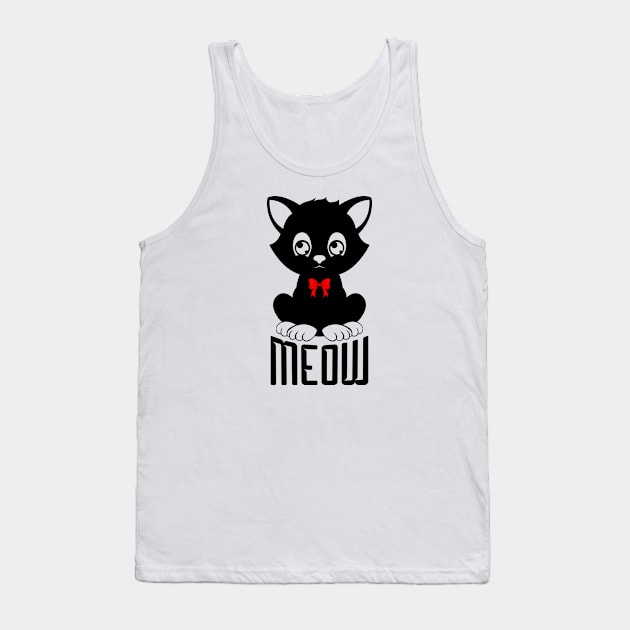 14 - MEOW Tank Top by SanTees